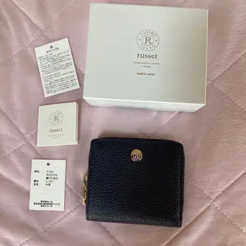 russet 지갑 미사용 새상품 블랙 컴팩트