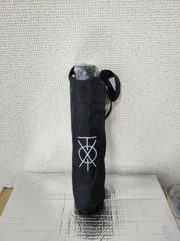 블랙 로고 접이식 우산