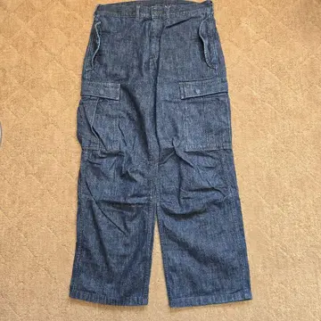 러프앤러기드 데님 카고 팬츠