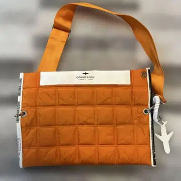 DOUBLELOOP 숄더백 오렌지 남녀 공용