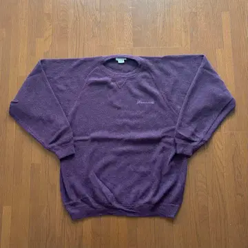 100% alpaca 퍼플 래글런 슬리브 니트