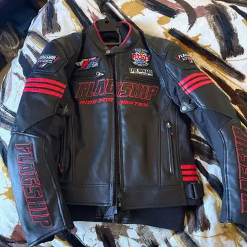 FLAGSHIP RIDE FOR VERTEX 가죽 자켓