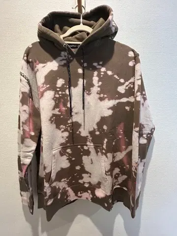 OVERDESIGN 카키 타이다이 후드티