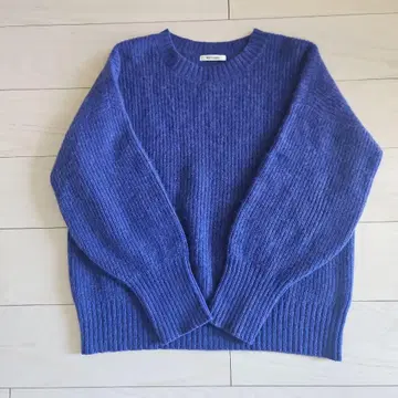 새상품급 Whim Gazette 파랑 긴팔 니트 스웨터