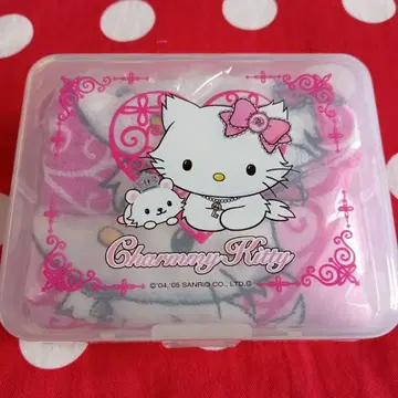 챠미 키티 케이스 핸드 타월 2장