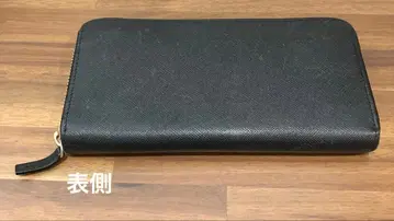 Beams heart 장지갑 블랙 컬러