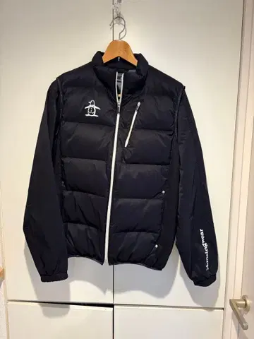 Munsingwear 블랙 2WAY 다운 자켓 아우터