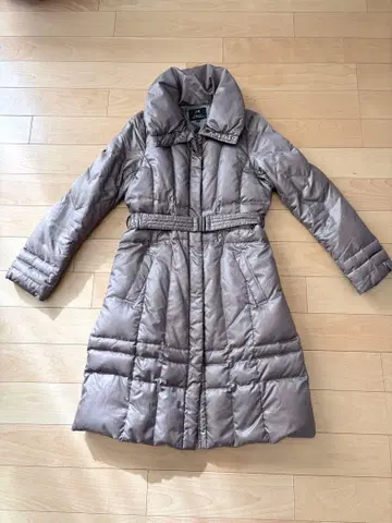 23구 롱 다운 자켓 그레이