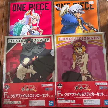 원피스 제일복권 색지 클리어 파일 세트