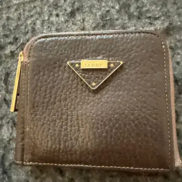 IANNE 브라운 접이식 지갑