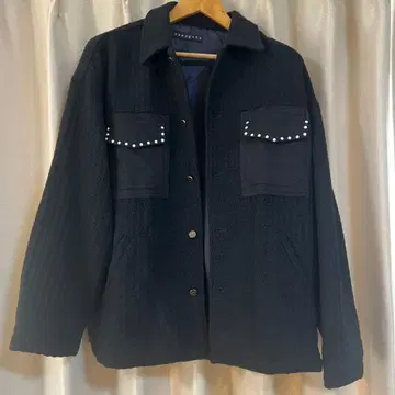 roarguns 로어건즈 스터드 장식 블랙 테일러드 자켓