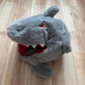 USJ 유니버셜 상어 죠스 뒤집어쓰는 모자 겨울 복슬복슬