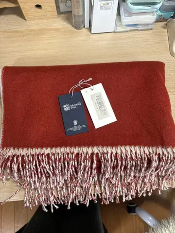 존스턴스 더블 페이스 캐시미어 대형 스톨