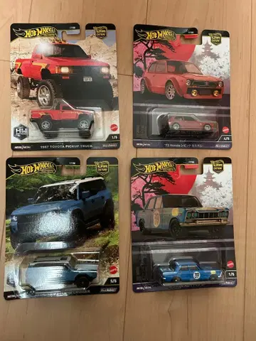 핫휠 도요타 랜드크루저 & 1987 도요타 픽업 트럭