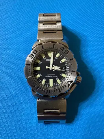 SEIKO 다이버즈 200m 자동 와인딩 손목시계
