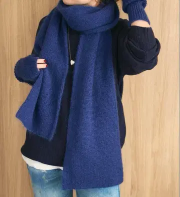 스픽 앤 스팬 알파카 믹스 니트 머플러