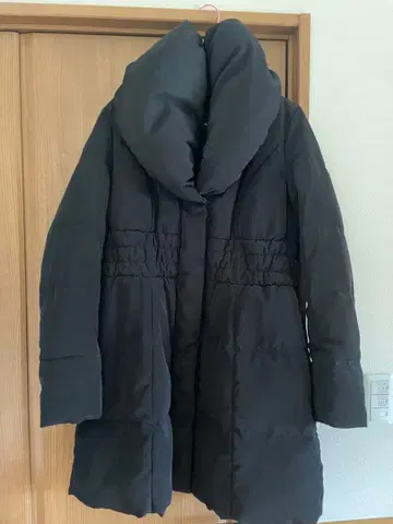 rienda 후드 부착 블랙 다운 자켓 M