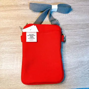 델포닉스 미사용 새상품 스마트폰 백 파우치 케이스 빨간색 숄더
