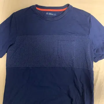 남성복 미츠미네 Mitsumine 네이비 도트 무늬 T셔츠