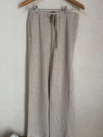 Theory 베이지 와이드 팬츠