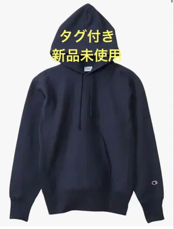 champion 리버스 위브 후드티 M 네이비