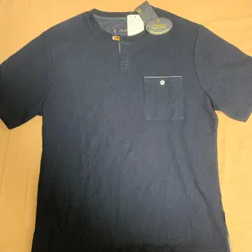 남성복 미츠미네 Mitsumine 네이비 헨리넥 T셔츠 M