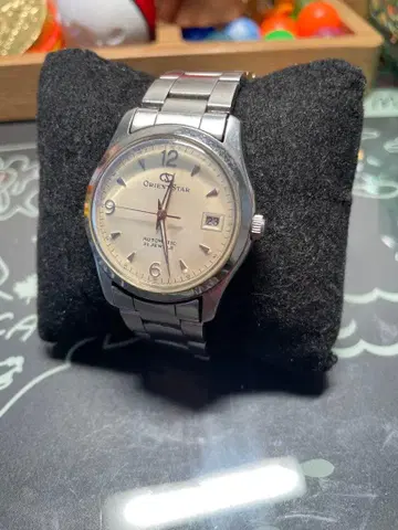 [작동품] 오리엔트 스타 자동 와인딩 손목시계 실버