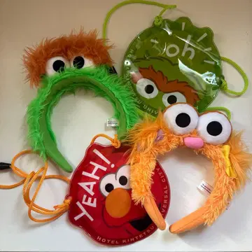 세서미 스트릿 머리띠 4개 세트 USJ