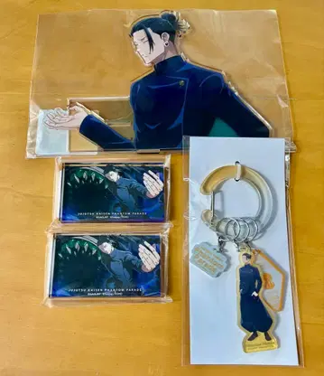 팬파레 복권 여름 아크릴 스탠드 카라비너 키링 아크릴 블록