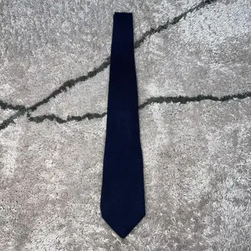 SHIPS 캐시미어 100% 네이비 넥타이