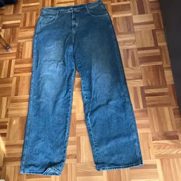 미사용 ACEFLAG 데님 인디고 블루 42 남성용