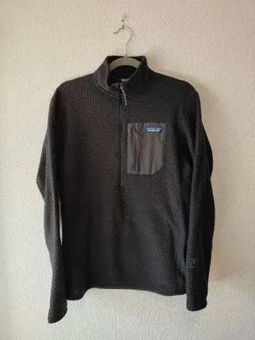patagonia R1 에어 하프 지퍼 M 블랙