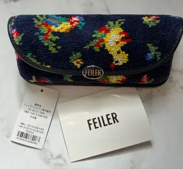 FEILER (페이러) 하이디 안경 케이스 네이비 미사용 새상품
