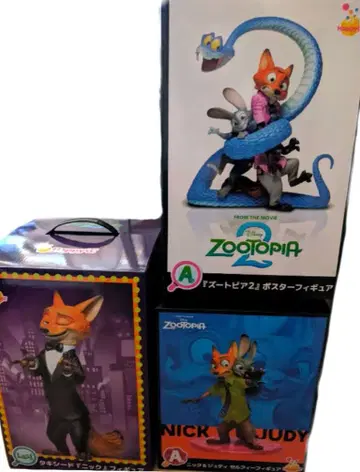 주토피아 happy 복권 셀피 피규어 포스터 피규어 라스트 원