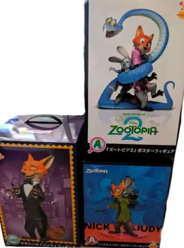 주토피아 happy 복권 셀피 피규어 포스터 피규어 라스트 원