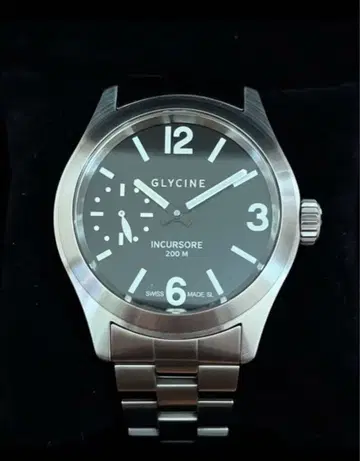 GLYCINE INCURSORE 자동 와인딩 손목시계 200M 방수