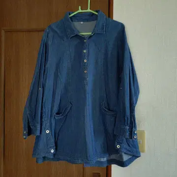 데님 셔츠 5L