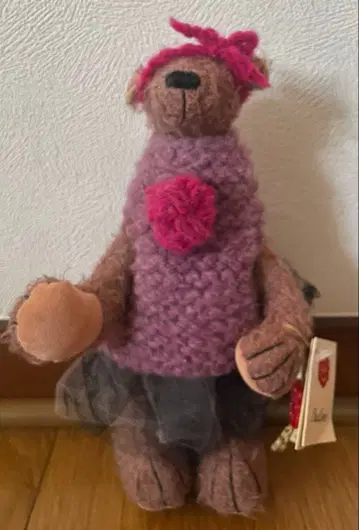 하만 테디베어 봉제 인형 드레스풍