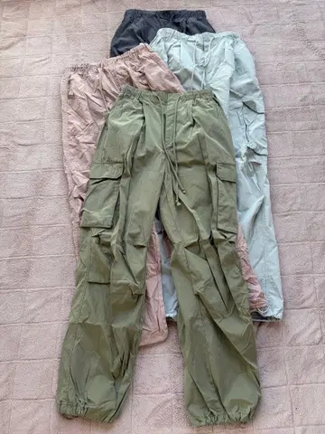 GU 카고 팬츠 4색 세트 S