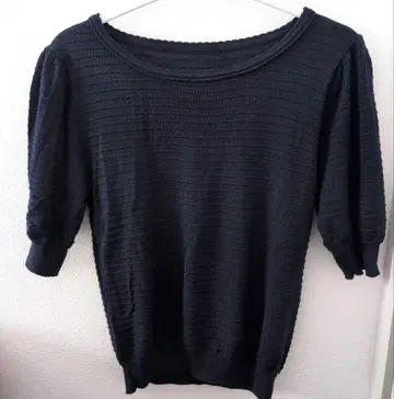 [ 실크 혼방 ] 에프데 ef-de 니트 상의 13호 빅 사이즈 네이비