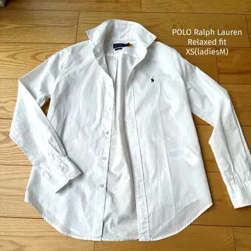 폴로 랄프 로렌 릴랙스 핏 화이트 셔츠 긴팔 XS M L