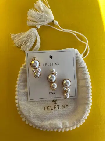 LELET NY 펄 디자인 귀걸이 세트