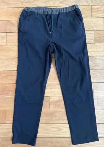 AVONTADE 네이비 아본타지 테이퍼드 이지 슬랙스