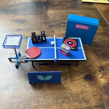 [ 전종 컴프 ] Butterfly 탁구 미니어처 컬렉션 세트
