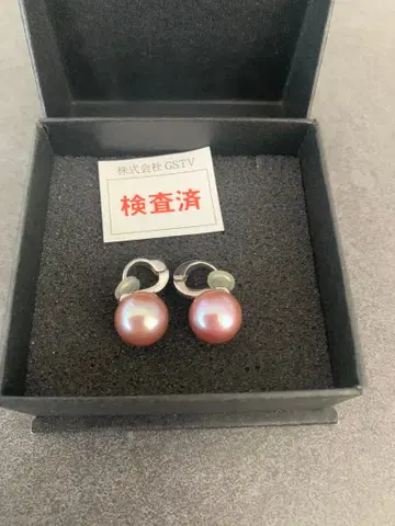 [새상품] GSTV 핑크 진주 후크식 귀걸이