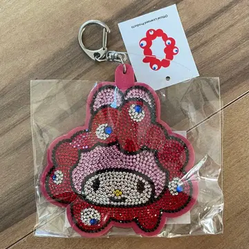 마이멜로디 키링 스톤 장식