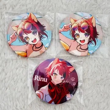 [리이나] 언어의 잎 원더랜드 랜덤 캔뱃지 3개 세트