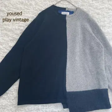 yoused 니트 스웨터 캐시미어 리메이크 빈티지