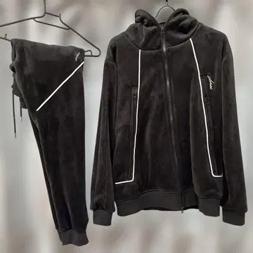 애슐리&브로스 블랙 플리스 저지 상하의 세트