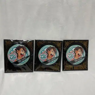 하이큐 오이카와 토오루 벌스데이 캔뱃지 2019 3점